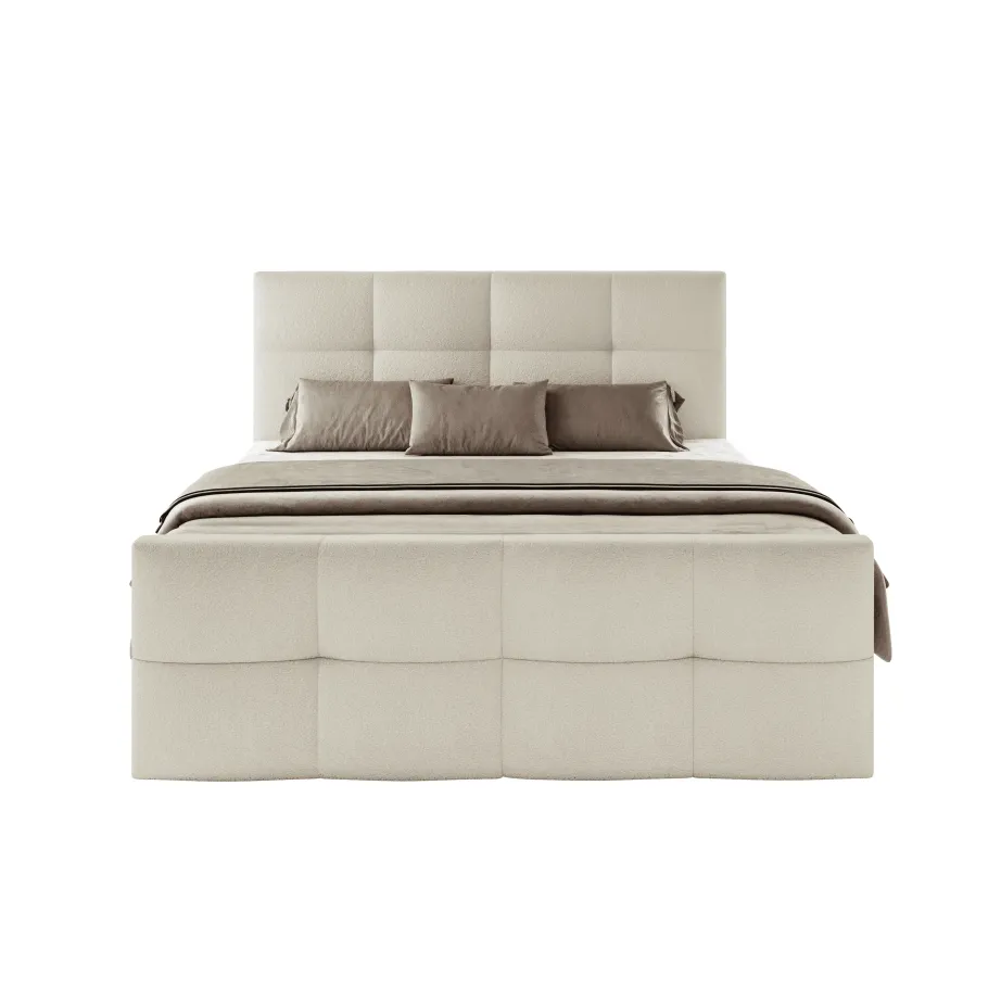 Kopie von Kopie von Boxspringbett NOLA mit Bettkasten & Topper