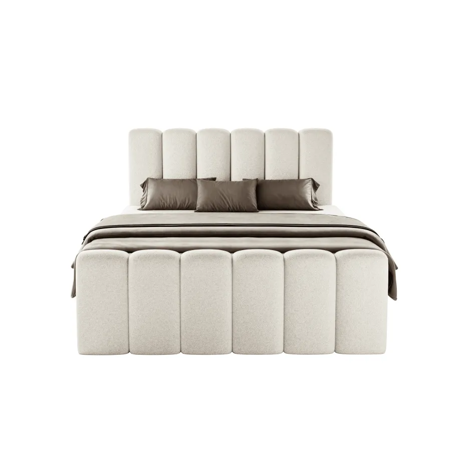 Kopie von Boxspringbett NOLA mit Bettkasten & Topper