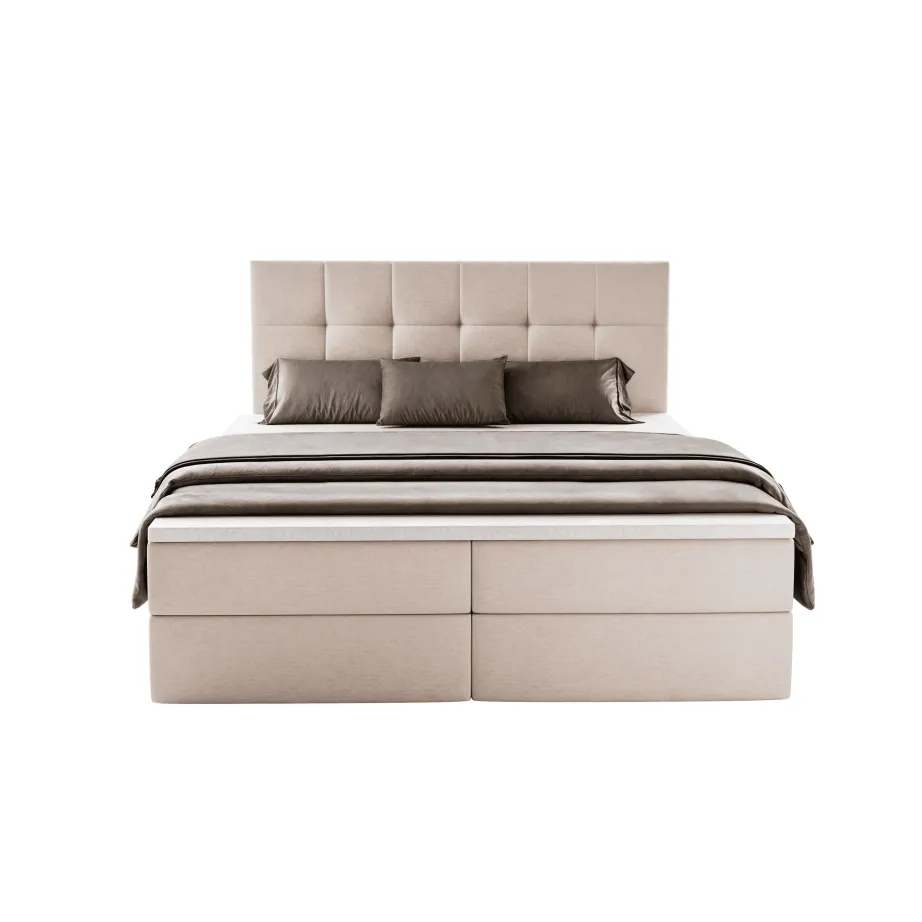 Kopie von Kopie von Kopie von Kopie von Boxspringbett NOLA mit Bettkasten & Topper