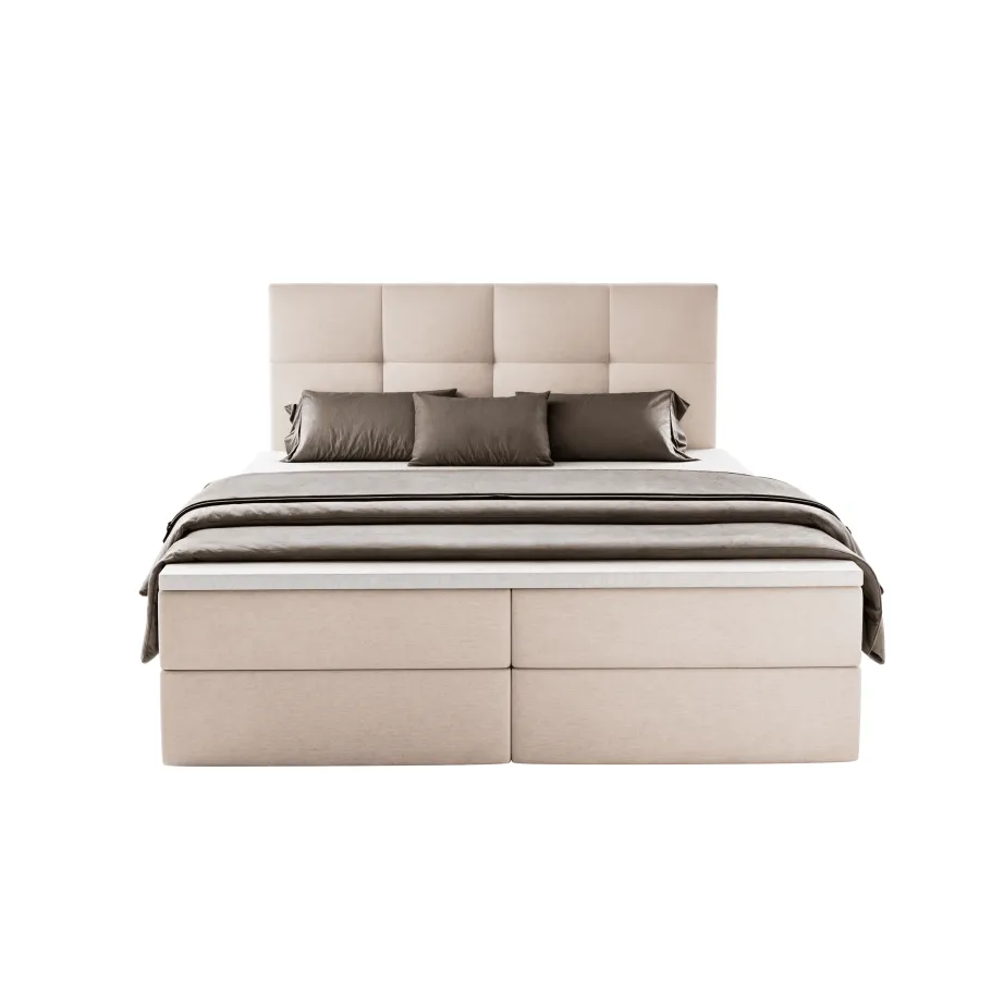 Kopie von Kopie von Kopie von Kopie von Kopie von Boxspringbett NOLA mit Bettkasten & Topper