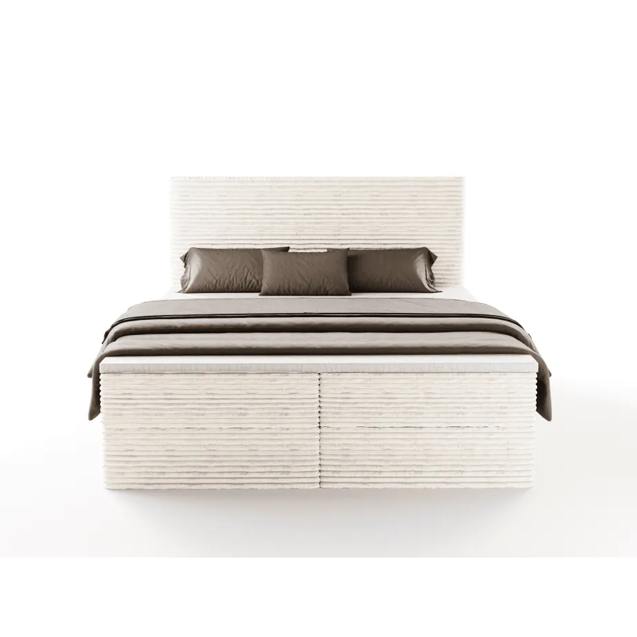 Kopie von Kopie von Kopie von Kopie von Kopie von Kopie von Boxspringbett NOLA mit Bettkasten & Topper