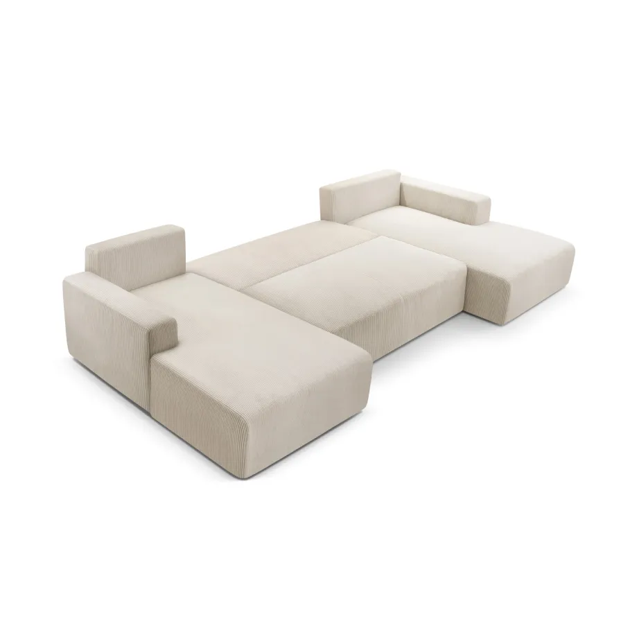 Wohnlandschaft PULA-U Cord Schlafsofa