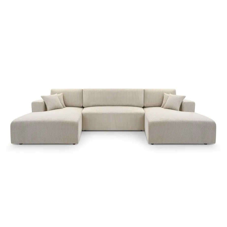 Wohnlandschaft PULA-U Cord Schlafsofa
