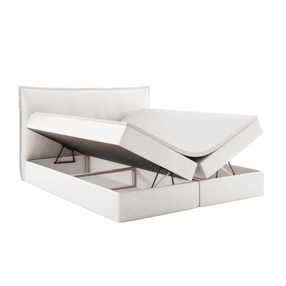 Kopie von Kopie von Boxspringbett NOLA mit Bettkasten & Topper