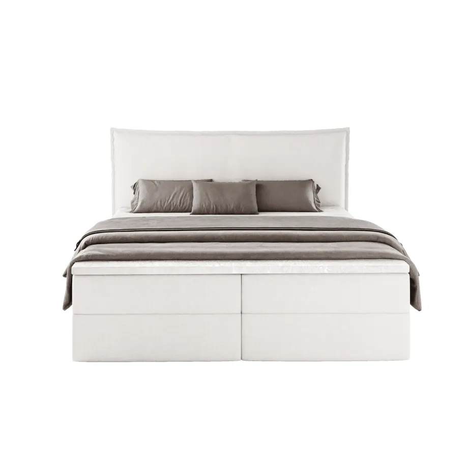 Kopie von Kopie von Boxspringbett NOLA mit Bettkasten & Topper